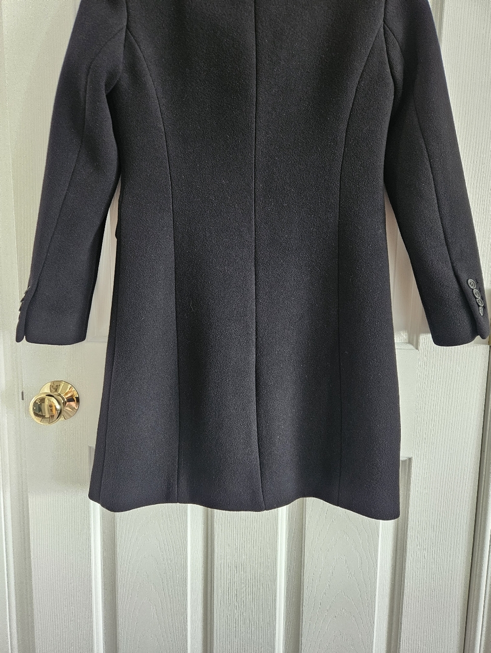 NWOT J.Crew Italian Wool And Cashmere Blend Single Breasted Pea Coat - Picture 7 of 9